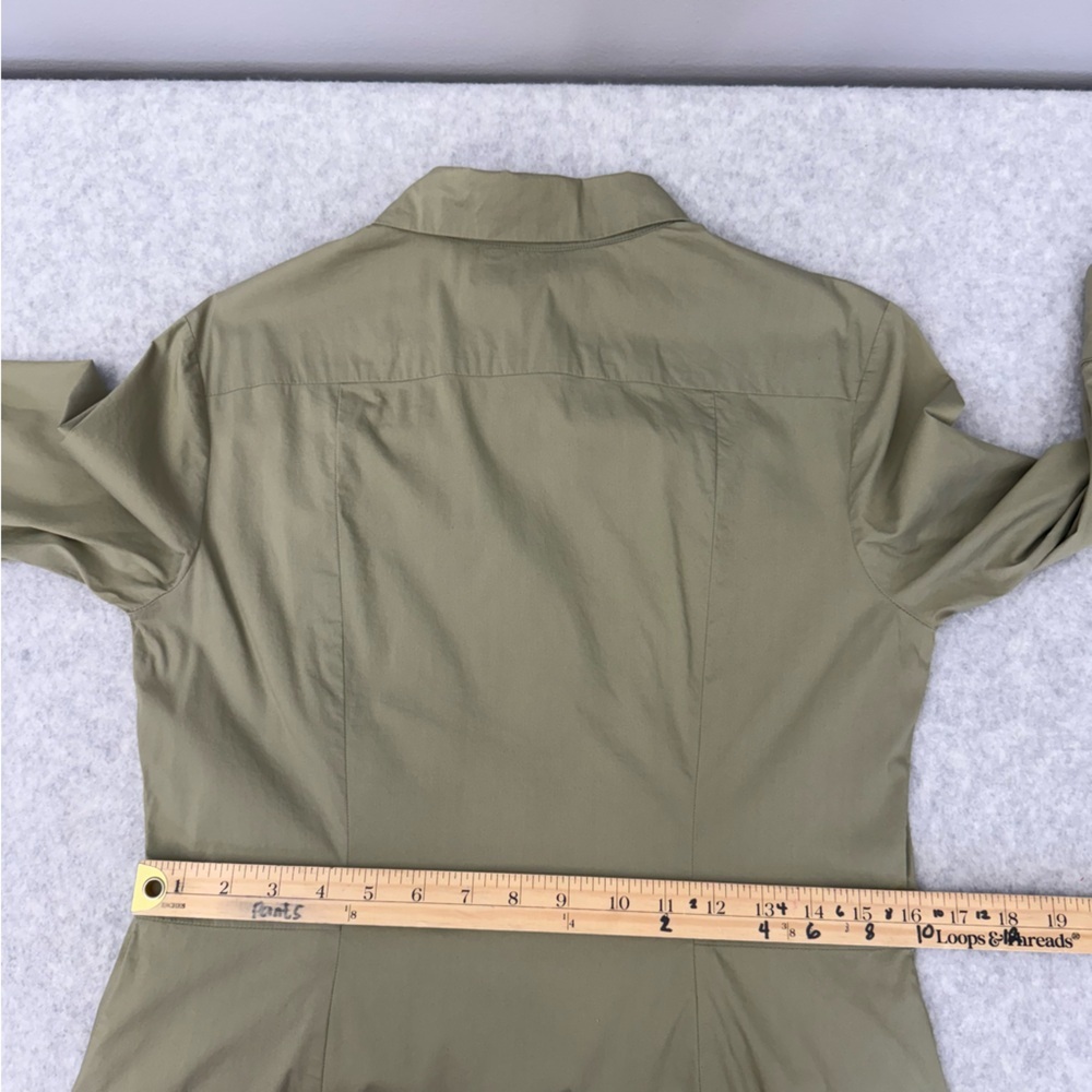 LUISA CERANO Button-Up Shirt Dress size US 8 - Picture 13 of 15
